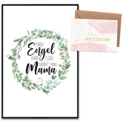 Art prints DIN A4 - Mother's Day Design 4 - Eucalyptus