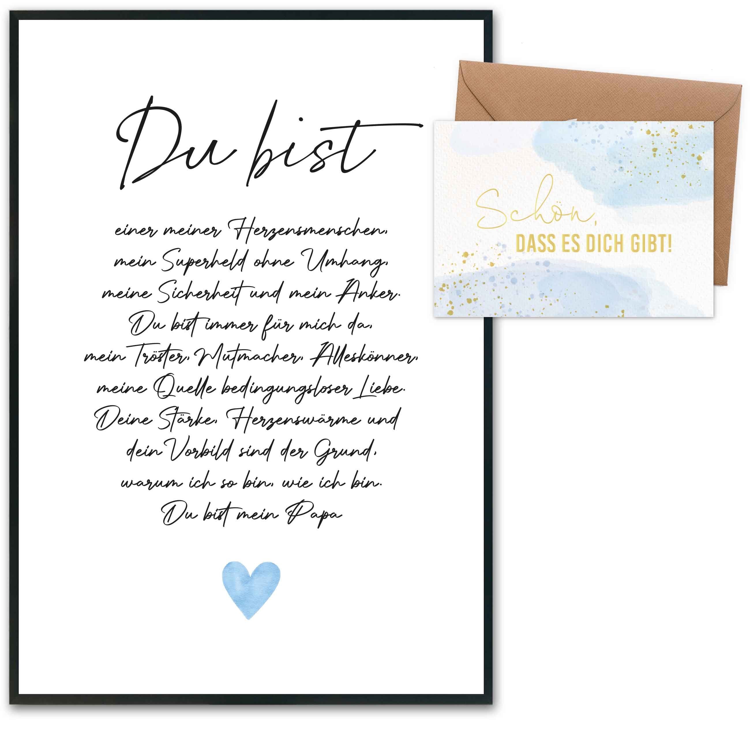 Stampe d&#039;arte DIN A4 - Festa del papà Design 6 - Tu sei