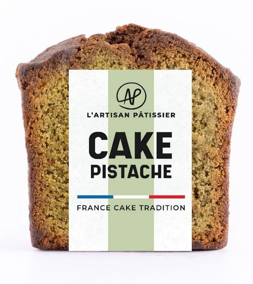 Tranche de Cake Pistache - Artisan Pâtissier