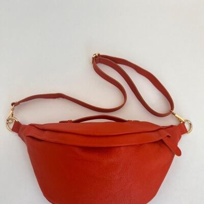 Leather Hip Bag 'Gaby' | 100% leather | Several colors