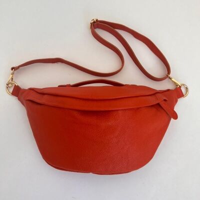 Leather Hip Bag 'Gaby' | 100% leather | Several colors