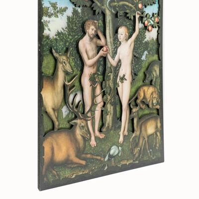 Pittura 3D Adamo ed Eva