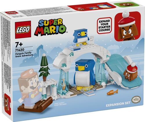 LEGO 71430 - Ensemble d’extension Aventure dans la neige pour la famille Pingouin Super Mario