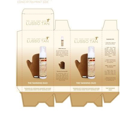 Lusso Tan - Duo Tanning Gift Set  PRE ORDER ONLY SHIPPING FROM 19th APRIL 2024