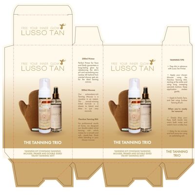 Lusso Tan - Trio Gift Set - PRE ORDER SHIPPING FROM APRIL 19th 2024