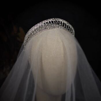 Crystal Tiara - Princesse Royal Elegance pour la mariée moderne 9