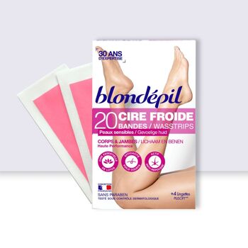 CIRE FROIDE HAUTE PERFORMANCE - Corps & Jambes (20 bandes) - BLONDÉPIL 3