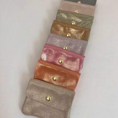 Suede purse 'Blush glitter' | 100% Suede | Several colors