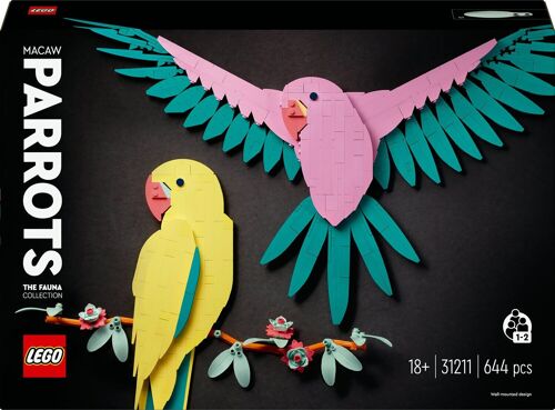 LEGO 31211 - La collection Faune – Les perroquets Ara - Art