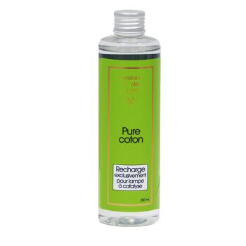 RECHARGE POUR DIFFUSEUR CATALYSE - FRAGRANCE PURE COTON - INSTANT DES SENS 250ML - G1