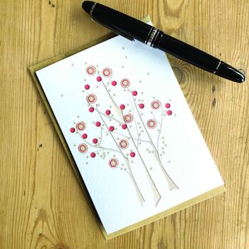 Pochette papeterie - 11 articles de papeterie fleurie - Le Pouvoir des Fleurs 16