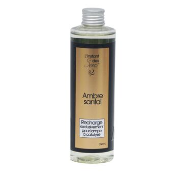 RECHARGE POUR DIFFUSEUR CATALYSE - FRAGRANCE AMBRE SANTAL - INSTANT DES SENS 250ML - PREMIUM