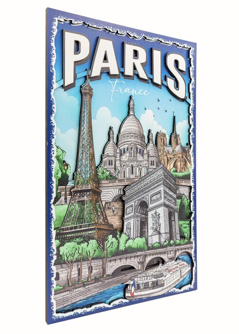 Pittura 3D Monumenti parigini