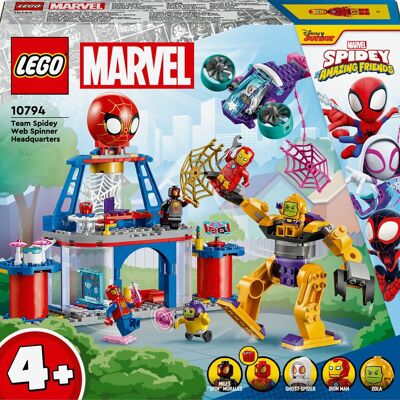 LEGO 10794 - Cuartel General del Lanzador de Telarañas del Equipo Spidey Spiderman