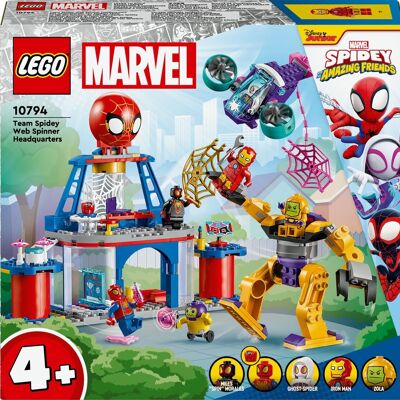 LEGO 10794 - Le QG des lanceurs de toile de l’équipe Spidey Spiderman