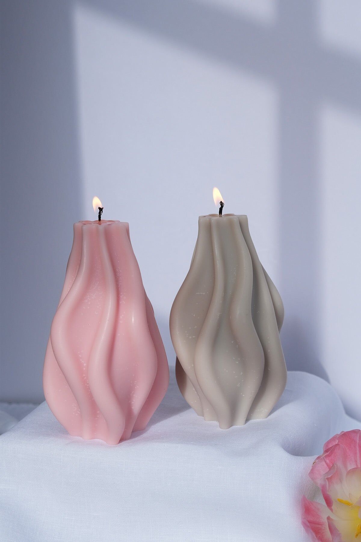 Candela a colonna ondulata