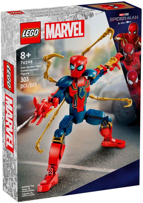 LEGO 76298 - Figurine d’Iron Spider-Man à construire Marvel