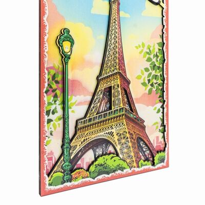 Torre Eiffel di pittura 3D