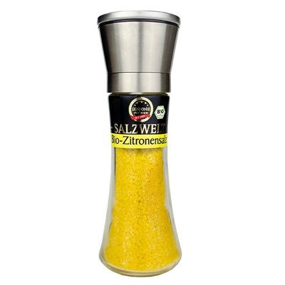 ORGANIC Lemon Salt Mill Premium