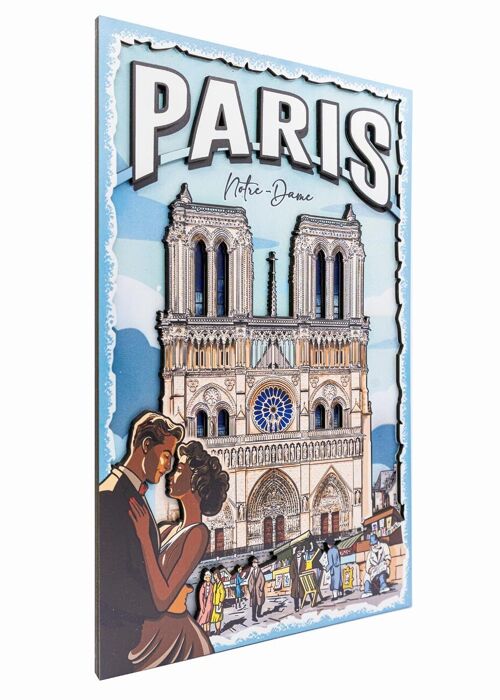 Tableau 3D Notre Dame