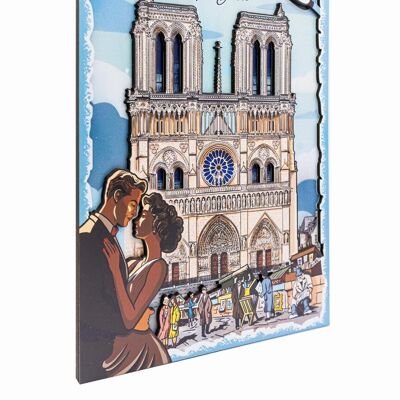 3D-Gemälde Notre Dame