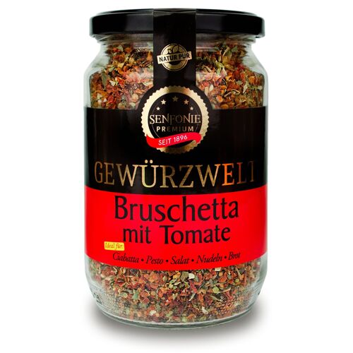 Bruschetta mit Tomate Premium XXL Glas