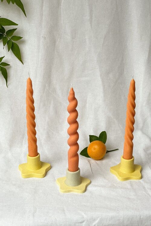 Spiral Taper Candles  Bundle of 4