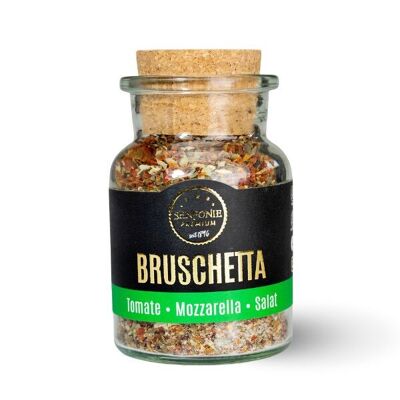 Assaisonnement premium pour bruschetta – Tomates et herbes (pot de 60 g)