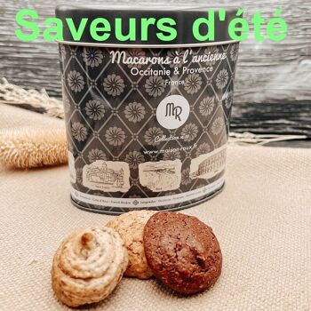 Coffret macarons BIO 80G Saveurs d'étés "Occitanie&Provence" x12 1