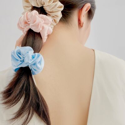 Luxurious 100% Silk Hair Scrunchie - 19 momme - 6cm wide