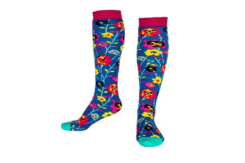 Funky Flower Squelch Adult Sock