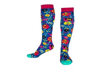 Chaussette adulte Funky Flower Squelch 1