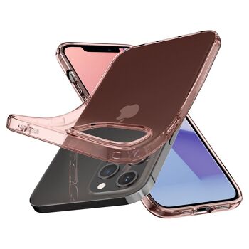 Spigen Crystal Flex, rose - iPhone 12/Pro 2