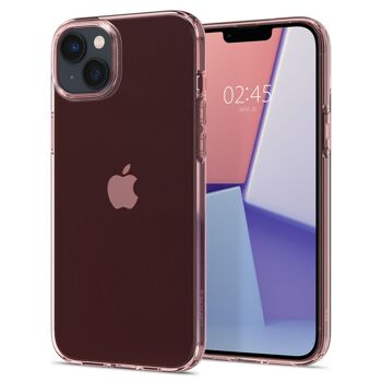 Spigen Crystal Flex, cristal rose - iPhone 14 1