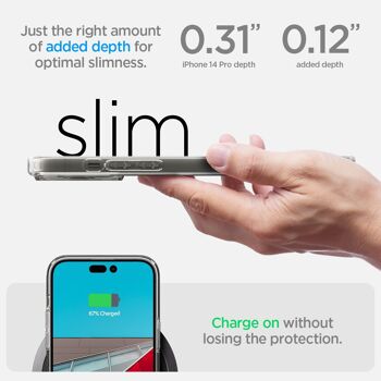 Spigen Crystal Hybrid MagSafe, blanc - iPhone 14 Pro 3