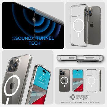 Spigen Crystal Hybrid MagSafe, blanc - iPhone 14 Pro 4