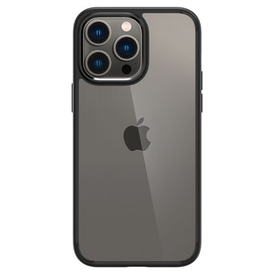 Spigen Crystal Hybrid, mattschwarz – iPhone 14 Pro Max