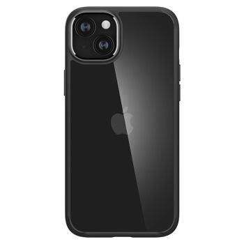 Spigen Crystal Hybrid, noir mat - iPhone 15 2