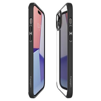 Spigen Crystal Hybrid, noir mat - iPhone 15 9