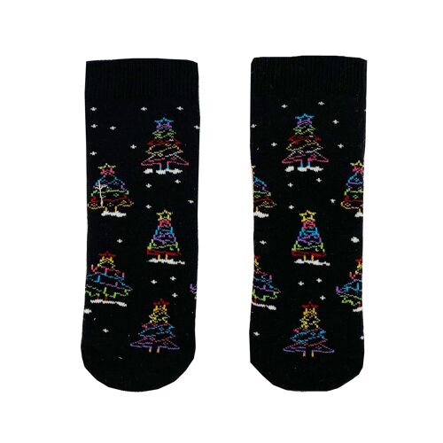Christmas Tree Squelch Tots Sock
