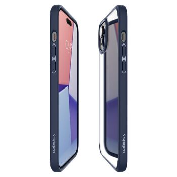 Spigen Crystal Hybrid, bleu marine - iPhone 15 Plus 9