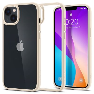 Spigen Crystal Hybrid, Sandbeige – iPhone 14 Plus
