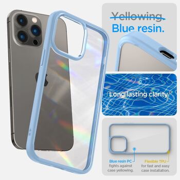 Spigen Crystal Hybrid, bleu sierra - iPhone 14 Pro 9