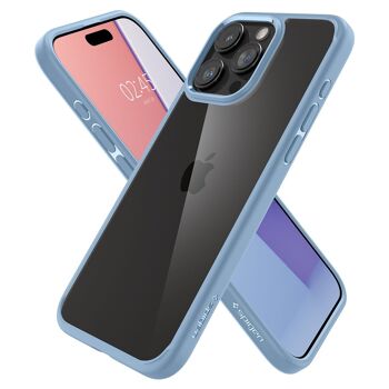 Spigen Crystal Hybrid, bleu sierra - iPhone 15 Pro Max 2