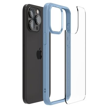 Spigen Crystal Hybrid, bleu sierra - iPhone 15 Pro Max 3