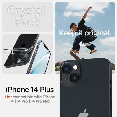 Spigen Crystal Pack, crystal clear - iPhone 14 Plus