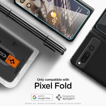 Pack de 2 Spigen Glass EZ Fit - Google Pixel Fold 8
