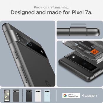 Spigen Glass EZ Fit Optik Pack de 2, noir - Google Pixel 7a 17