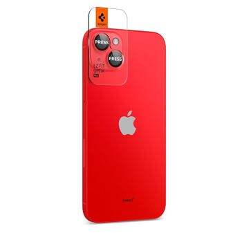 Spigen Glass EZ Fit Optik Pro Lot de 2, rouge - iPhone 14/14 Plus 2