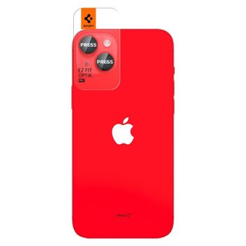 Spigen Glass EZ Fit Optik Pro Lot de 2, rouge - iPhone 14/14 Plus 7